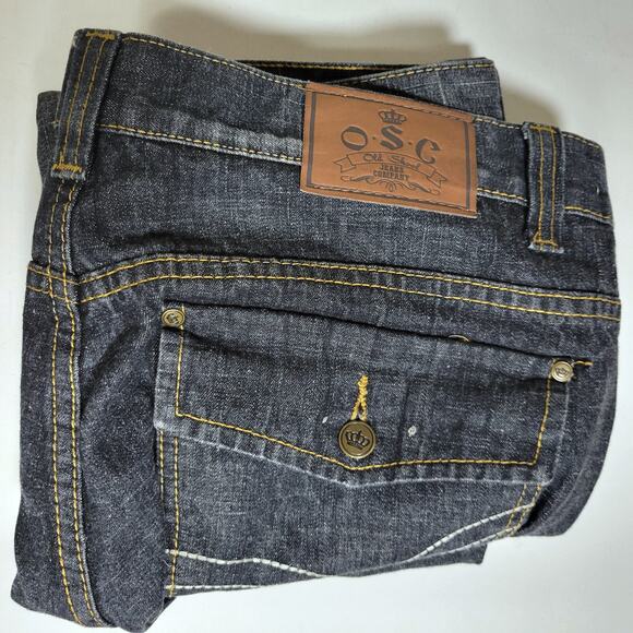 Old Skool Y2K Baggy Flap Pocket Jeans 38x35 Big Tall Skater Streetwear Hip Hop - Picture 10 of 10